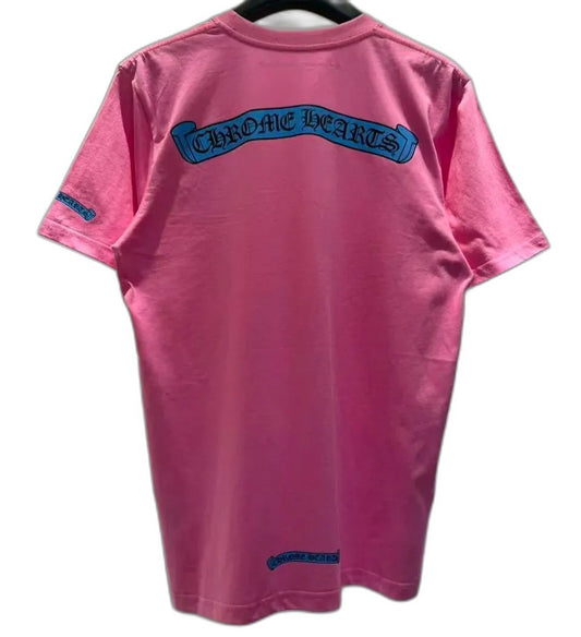 CHROME HEARTS Scroll Label Logo T-Shirt
