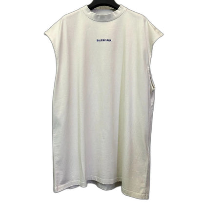 Balenciaga Men's White Logo-Embroidered Vest