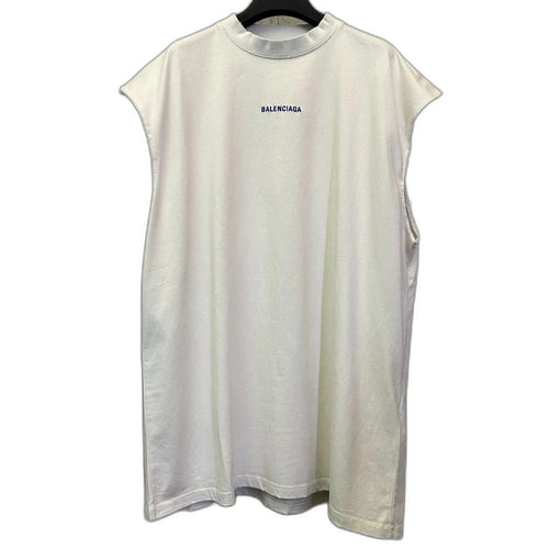 Balenciaga Men's White Logo-Embroidered Vest