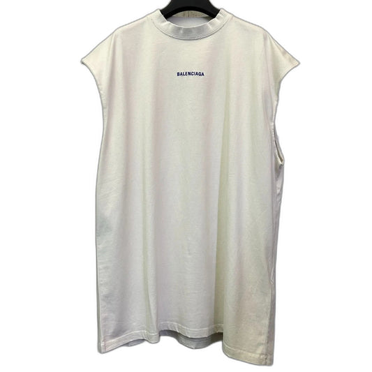 Balenciaga Men's White Logo-Embroidered Vest