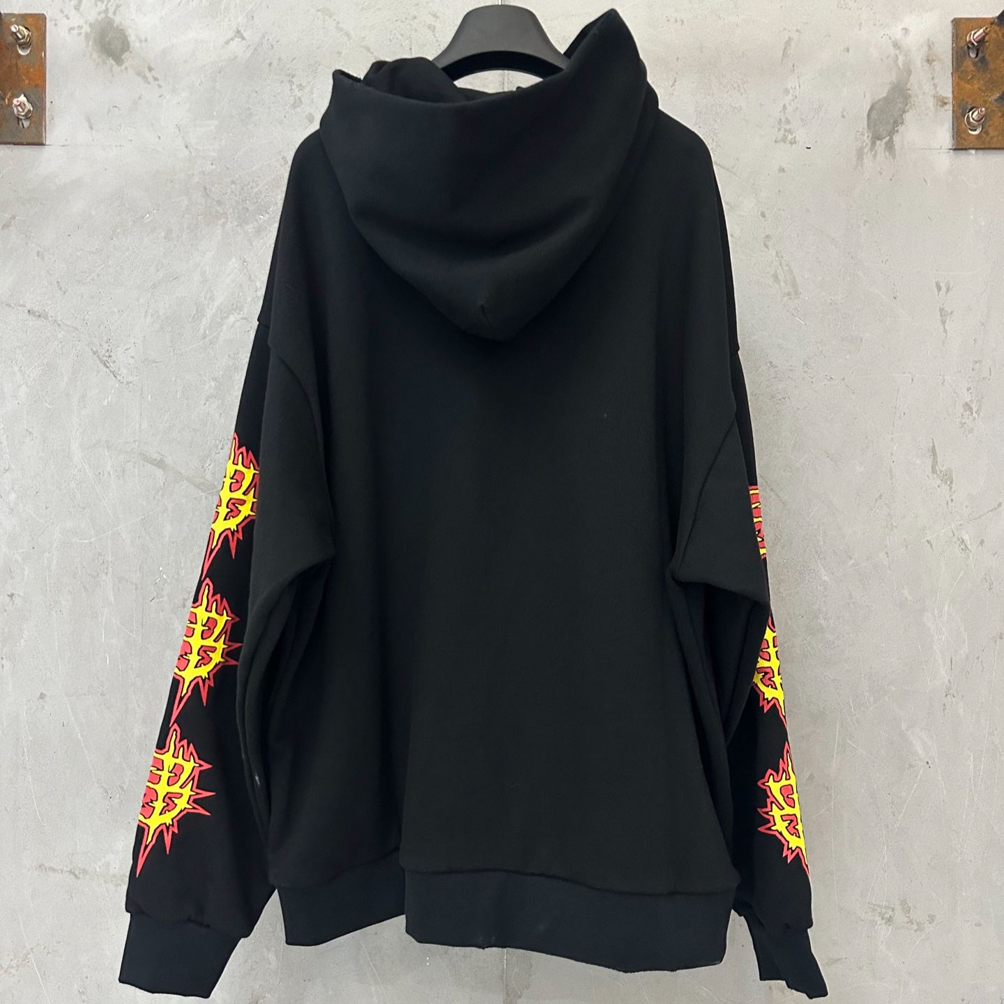 Balenciaga sacré cœur mid-length hoodie