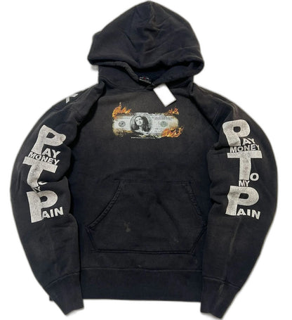 SAINT Mxxxxxx PTP_HOODIE/BRND MONEY/BLACK