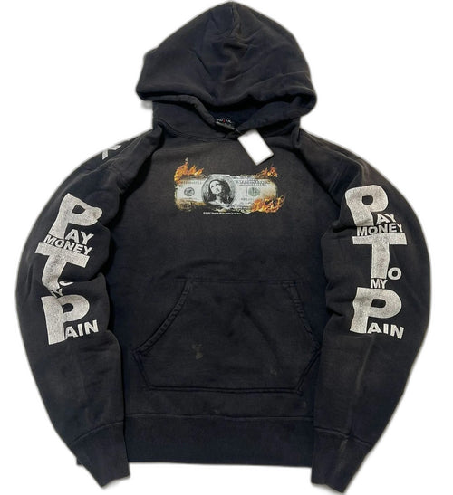 SAINT Mxxxxxx PTP_HOODIE/BRND MONEY/BLACK