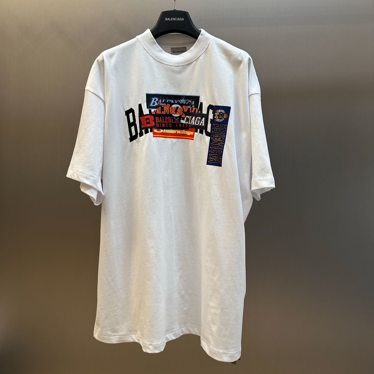 Balenciaga Bumper Stickers Boxy T-shirt