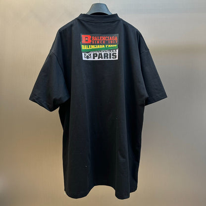 Balenciaga Bumper Stickers Boxy T-shirt