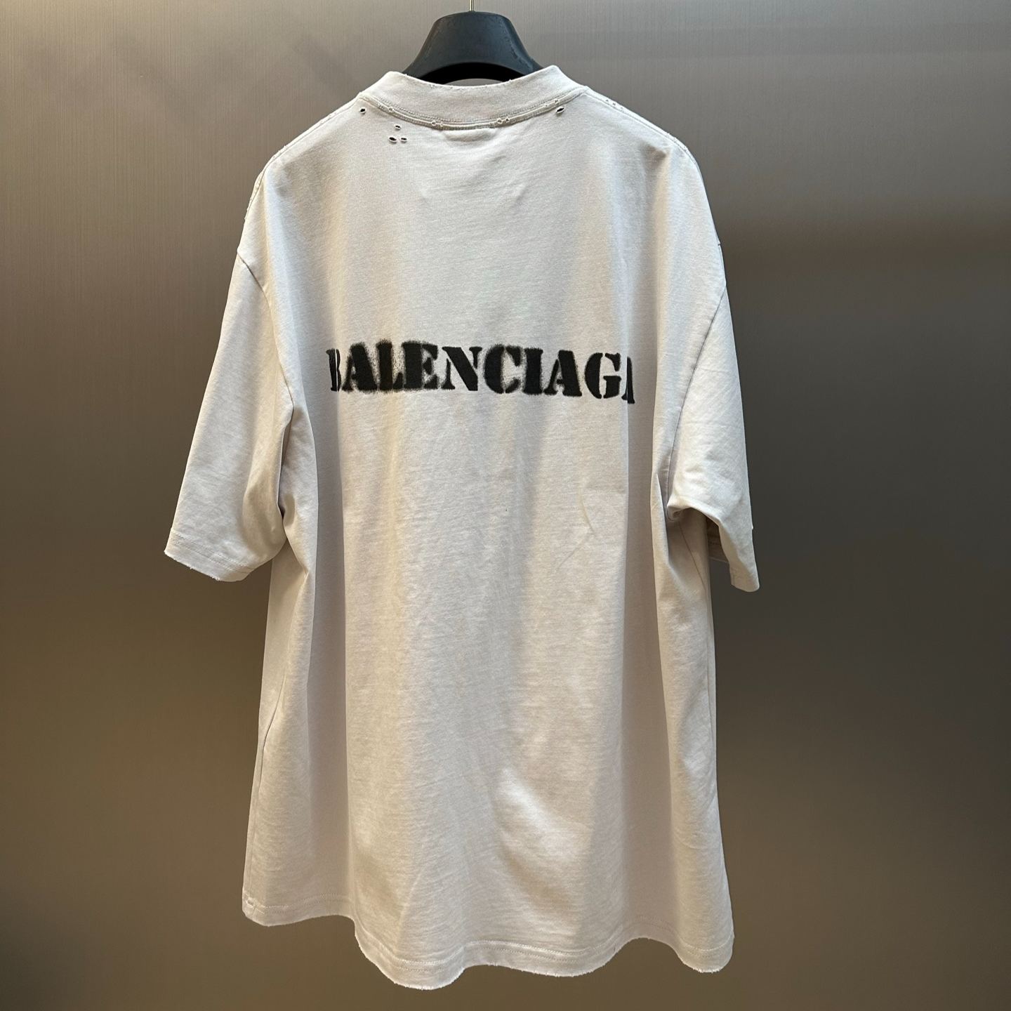 Balenciaga-Stencil Type T-shirt 'Black'