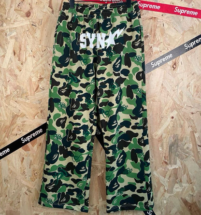 A BATHING APE x Spotify x SYNA World by Central Cee Camo Relaxed Fit Sweatpants