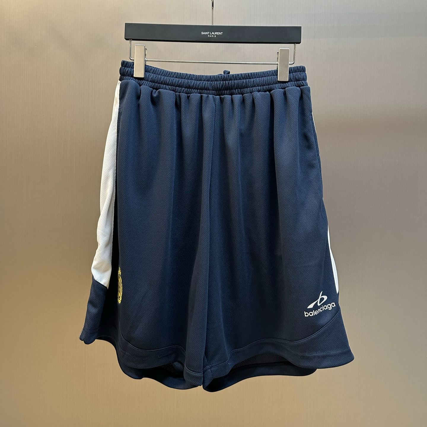 Balenciaga Soccer Loose-Fit Shorts