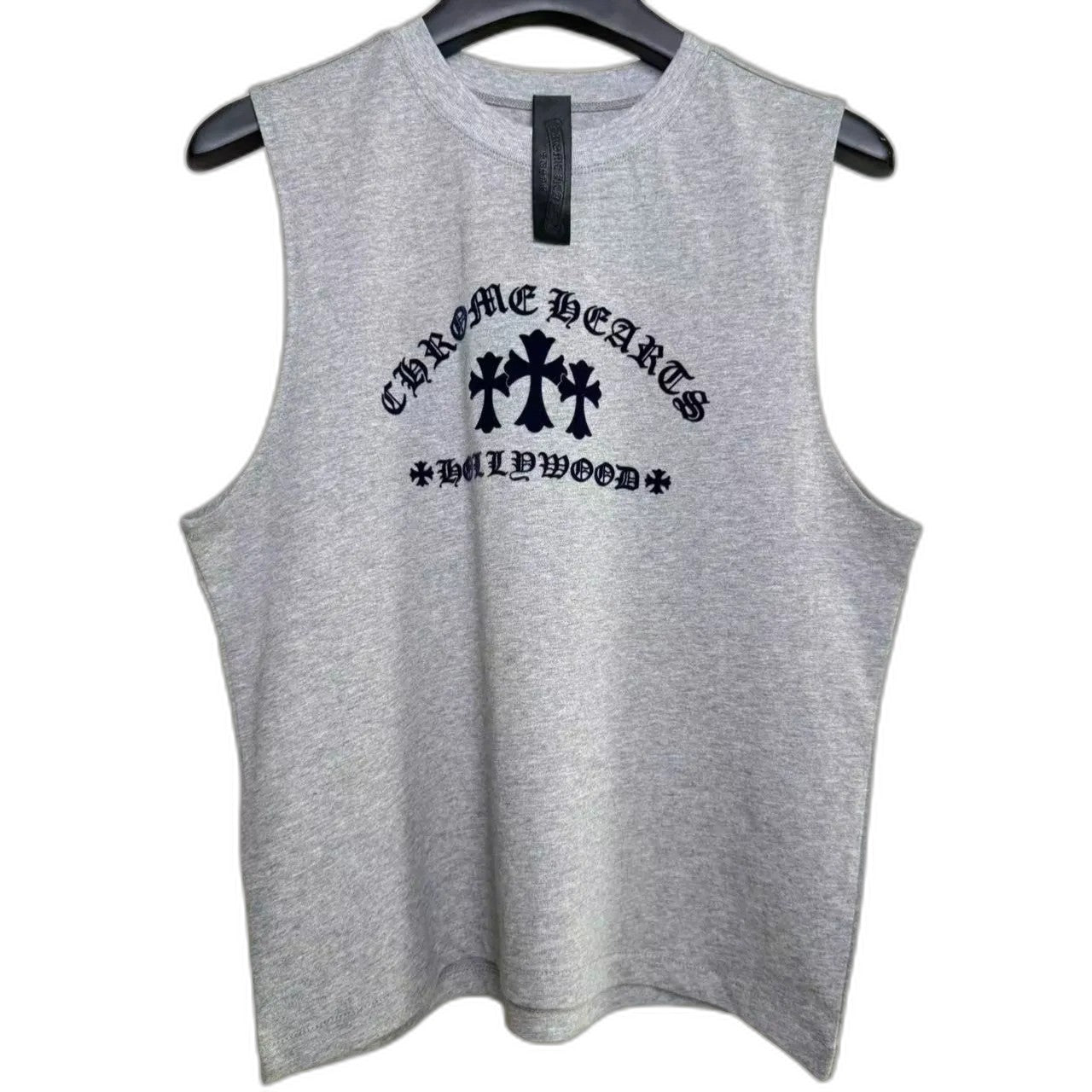 CHROME HEARTS Cemetery Cross Scroll Tank Top