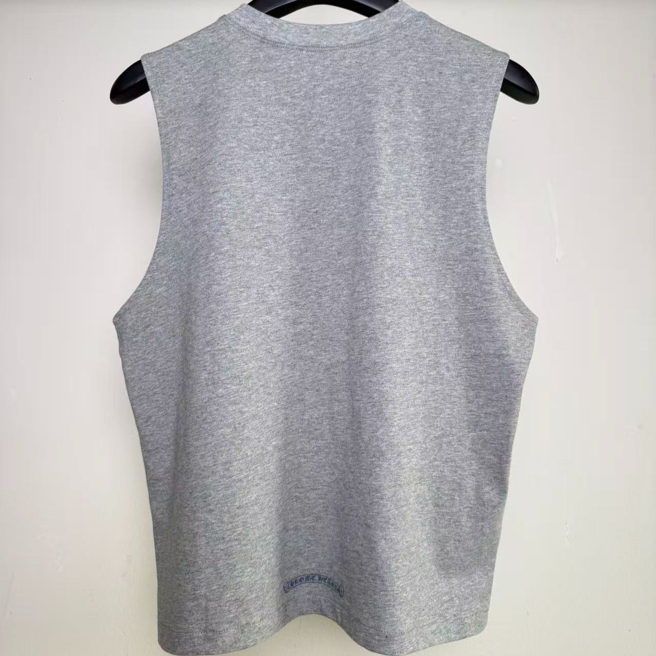CHROME HEARTS Cemetery Cross Scroll Tank Top