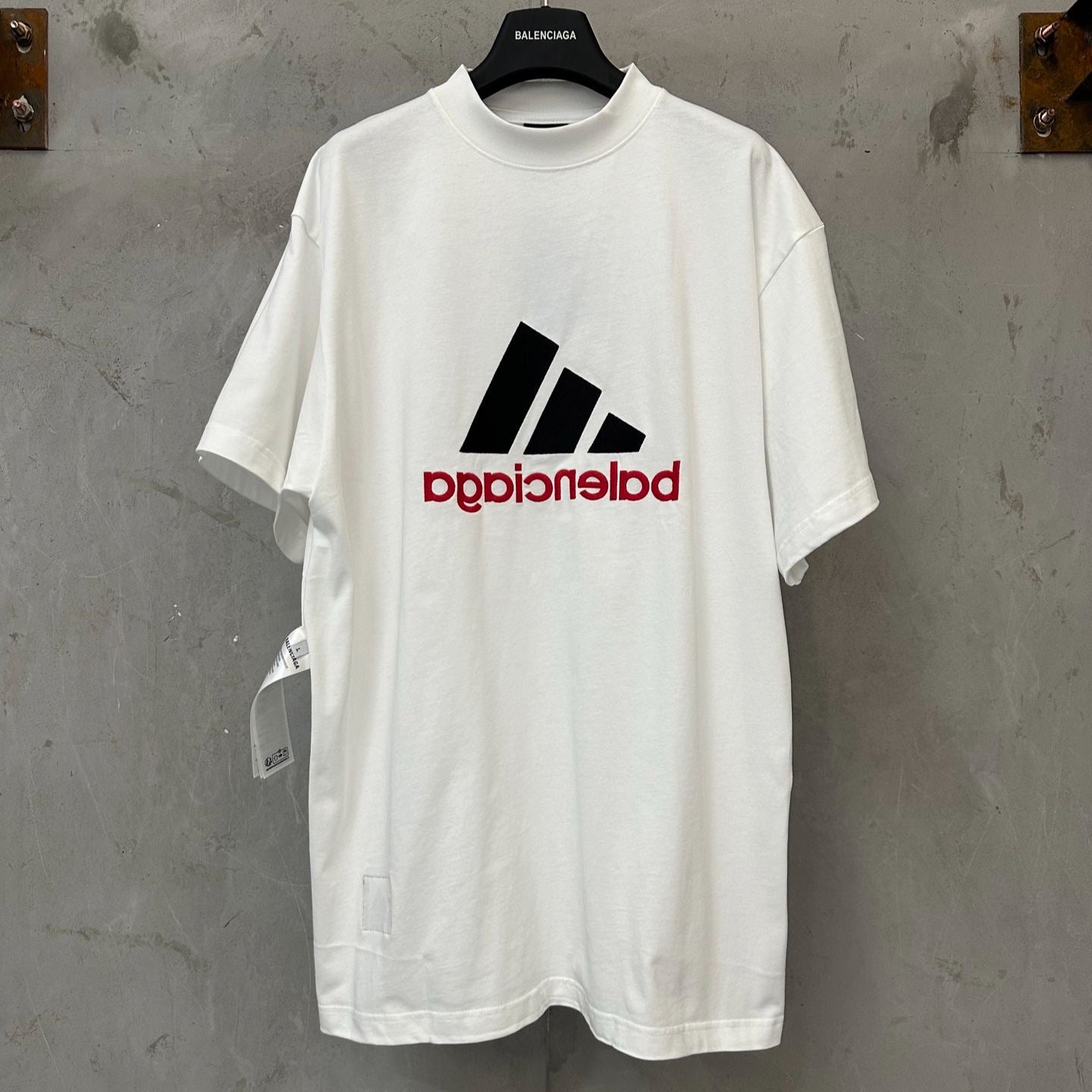 adidas BALENCIAGA T-Shirt Oversized "White"