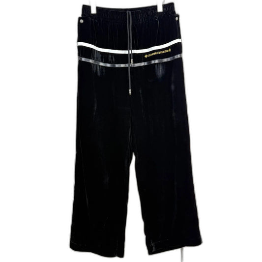 Chrome Hearts Embroidered Leather Patch Velvet Tracksuit
