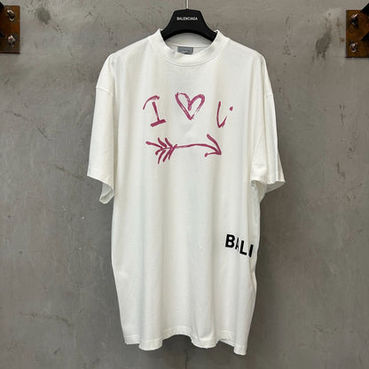 Balenciaga I<3 U Medium Fit T-shirt