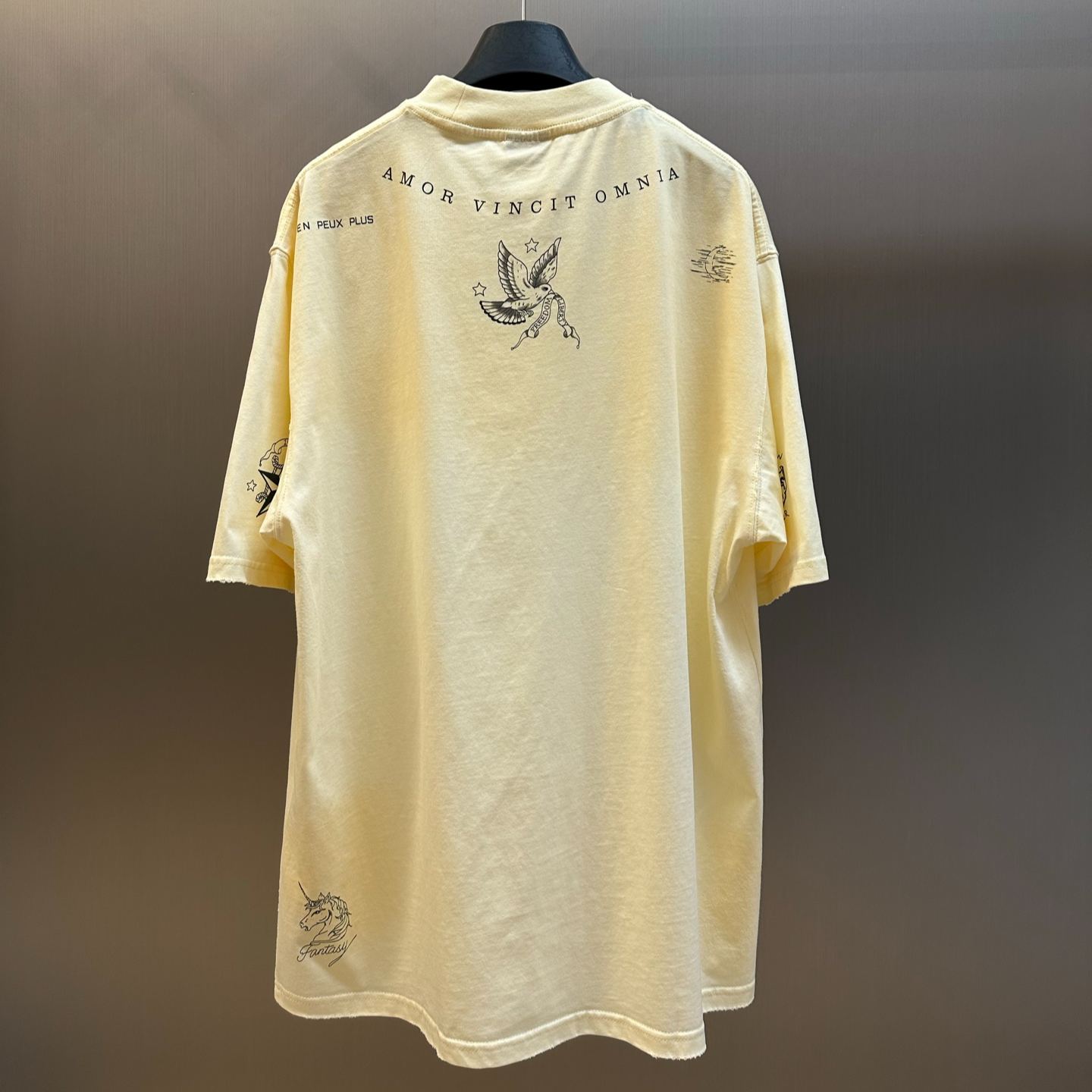 Balenciaga White Printed Cotton Jersey T-Shirt