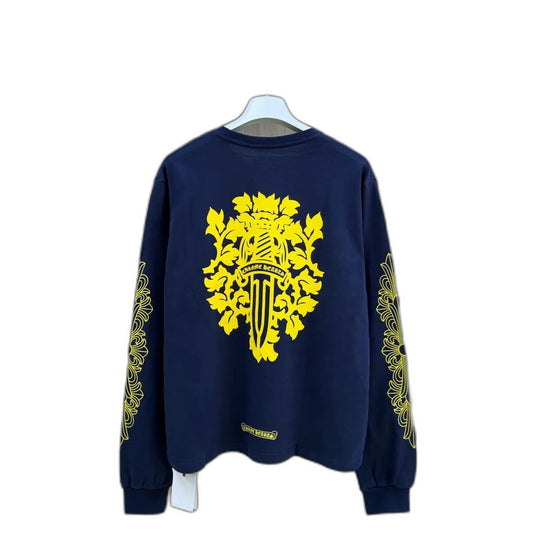 Chrome Hearts Dagger Print Long-Sleeve T-Shirt