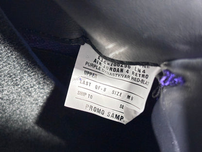 Travis Scott × Nike Air Jordan 4 Retro "Purple" (Friends and Family)