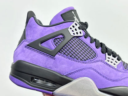 Travis Scott × Nike Air Jordan 4 Retro "Purple" (Friends and Family)