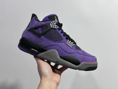 Travis Scott × Nike Air Jordan 4 Retro "Purple" (Friends and Family)
