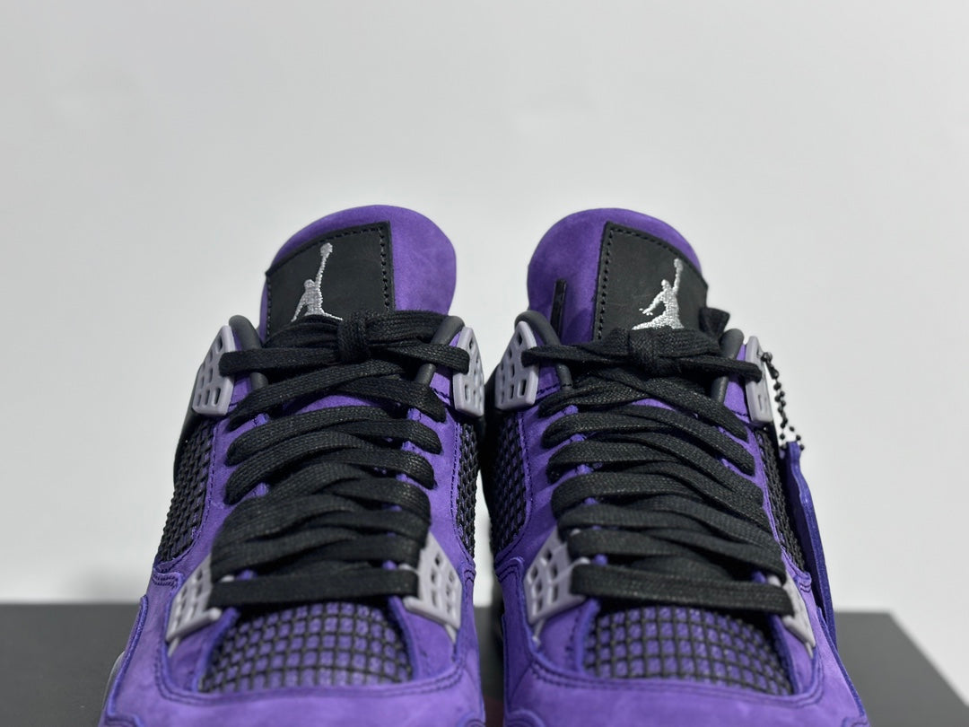 Travis Scott × Nike Air Jordan 4 Retro "Purple" (Friends and Family)