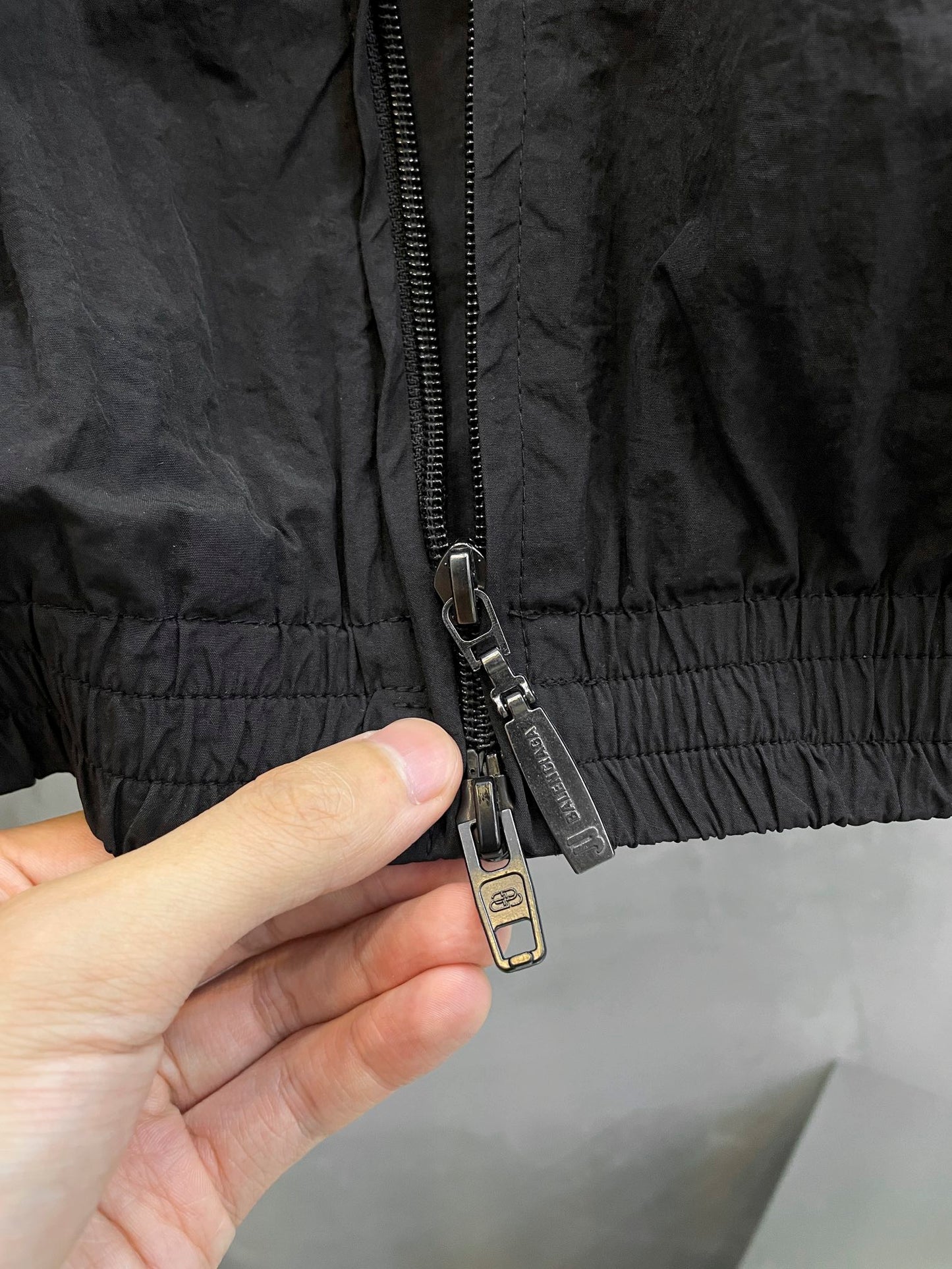 Balenciaga 3B Sports Icon Small Fit Tracksuit Jacket Black/White Logo