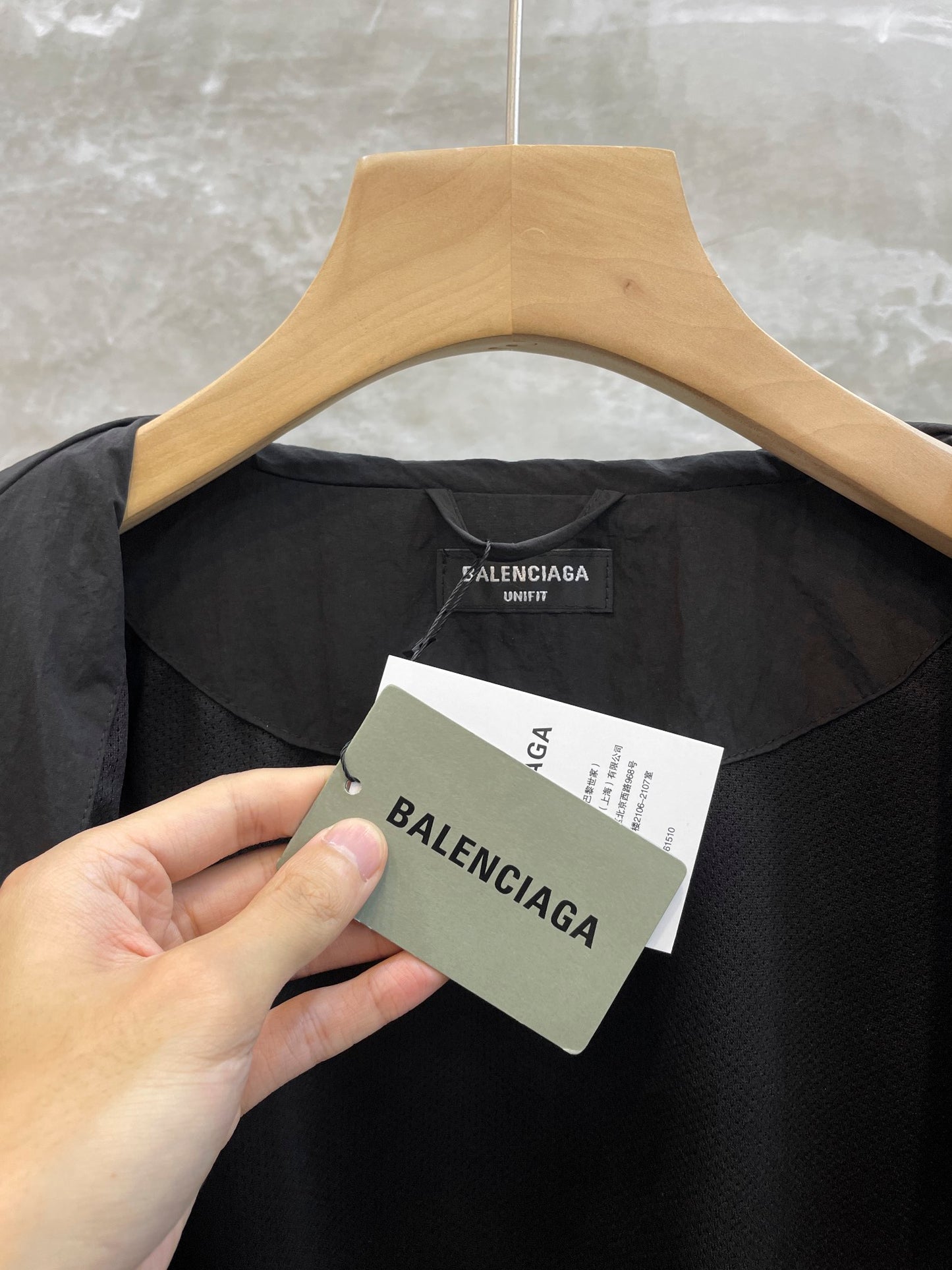 Balenciaga 3B Sports Icon Small Fit Tracksuit Jacket Black/White Logo