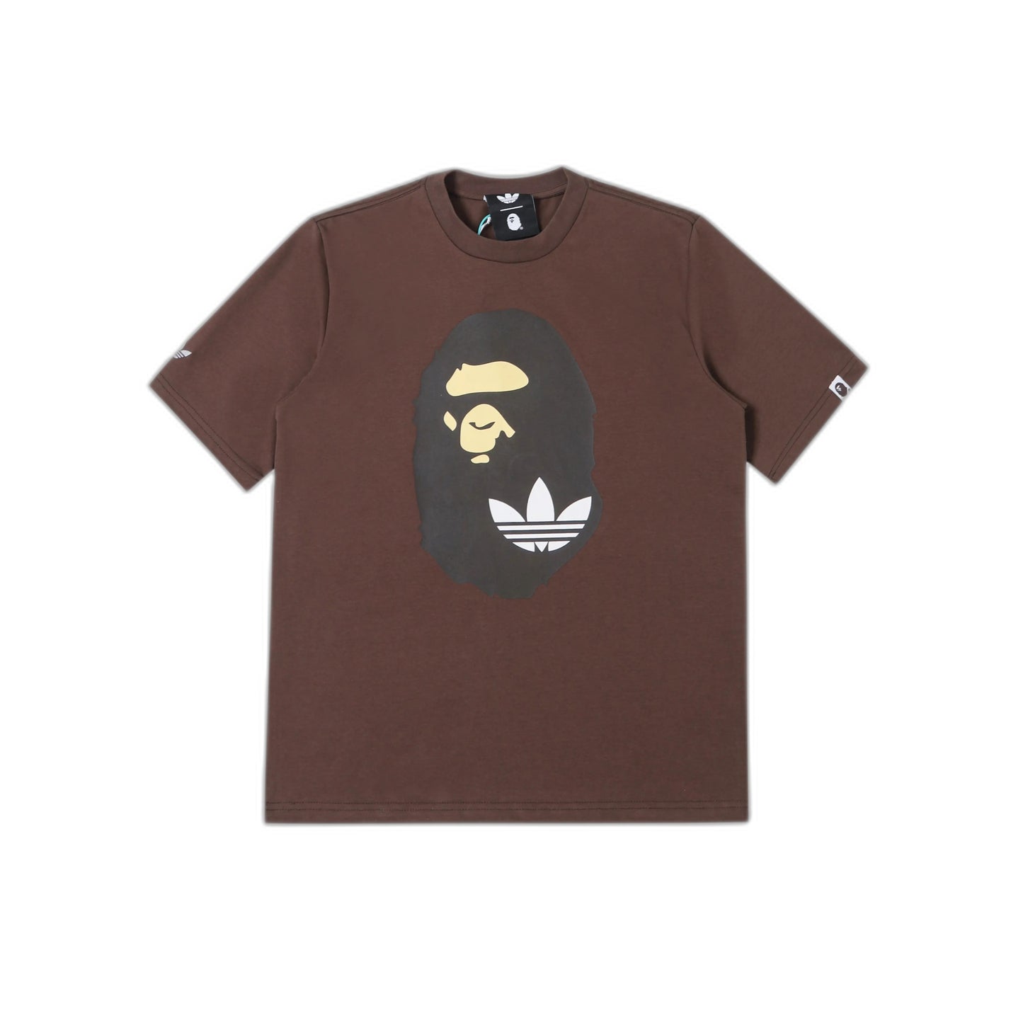 adidas x BAPE Ape Head Tee Brown