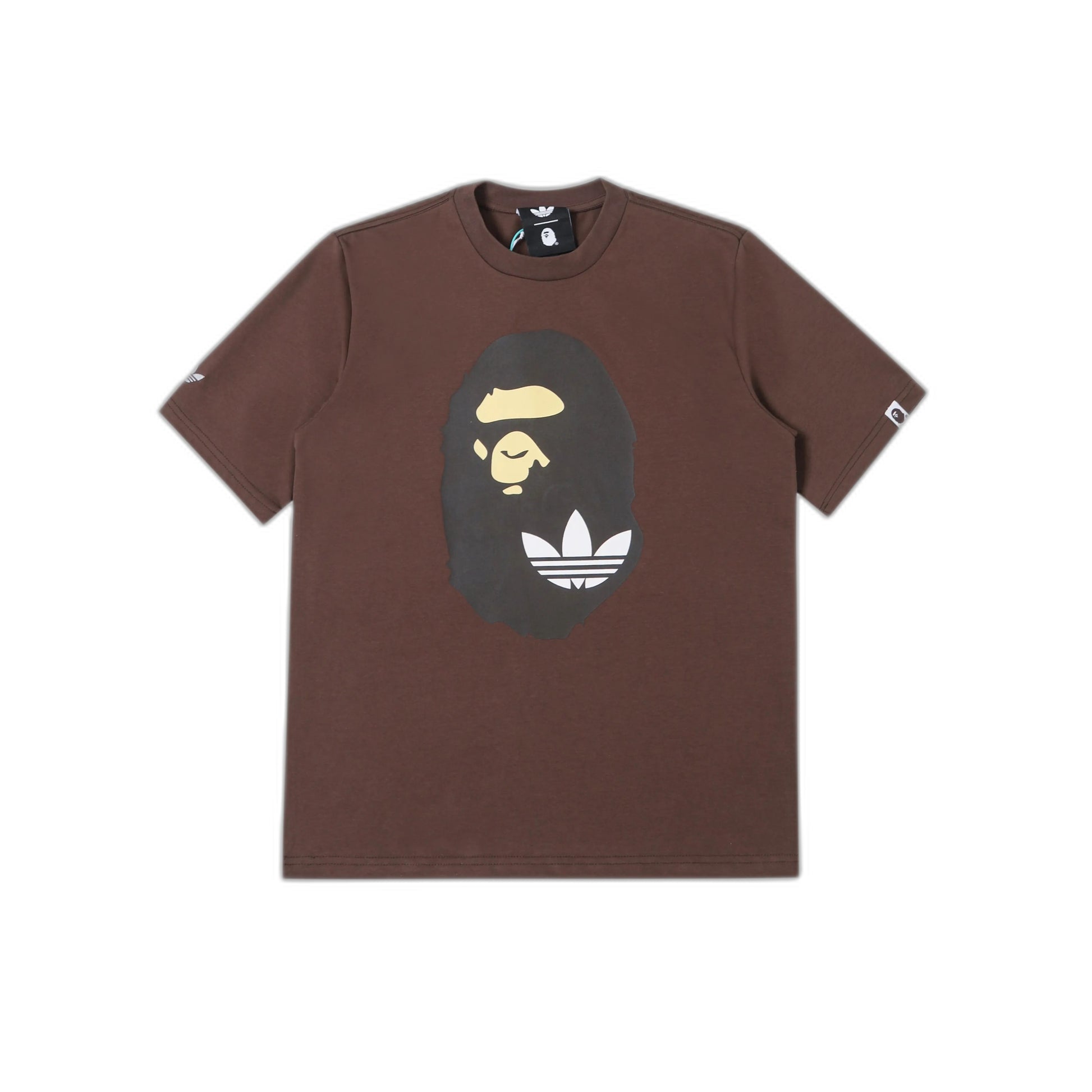 adidas x BAPE Ape Head Tee Brown