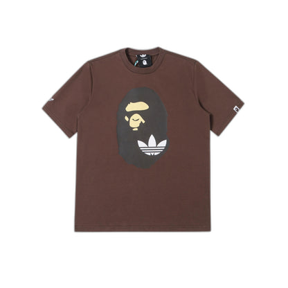 adidas x BAPE Ape Head Tee Brown