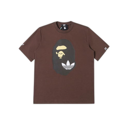 adidas x BAPE Ape Head Tee Brown