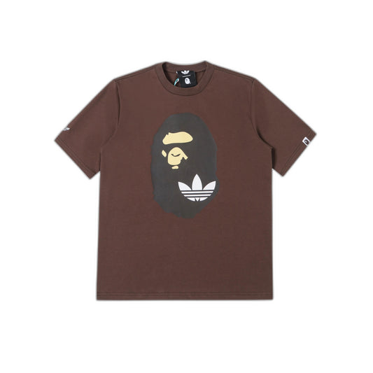 adidas x BAPE Ape Head Tee Brown
