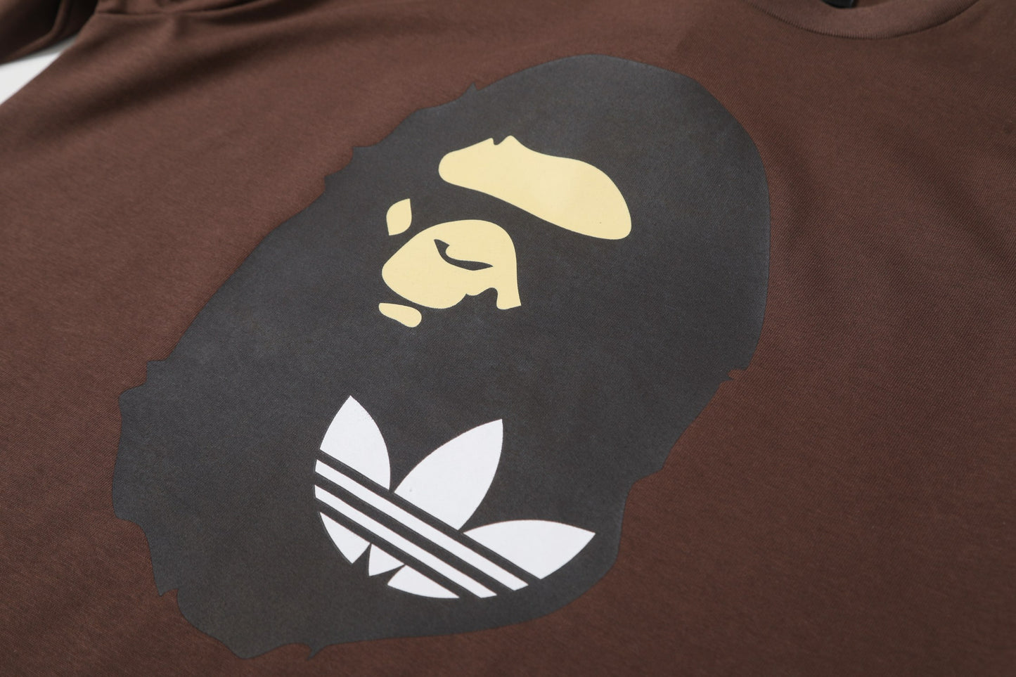 adidas x BAPE Ape Head Tee Brown