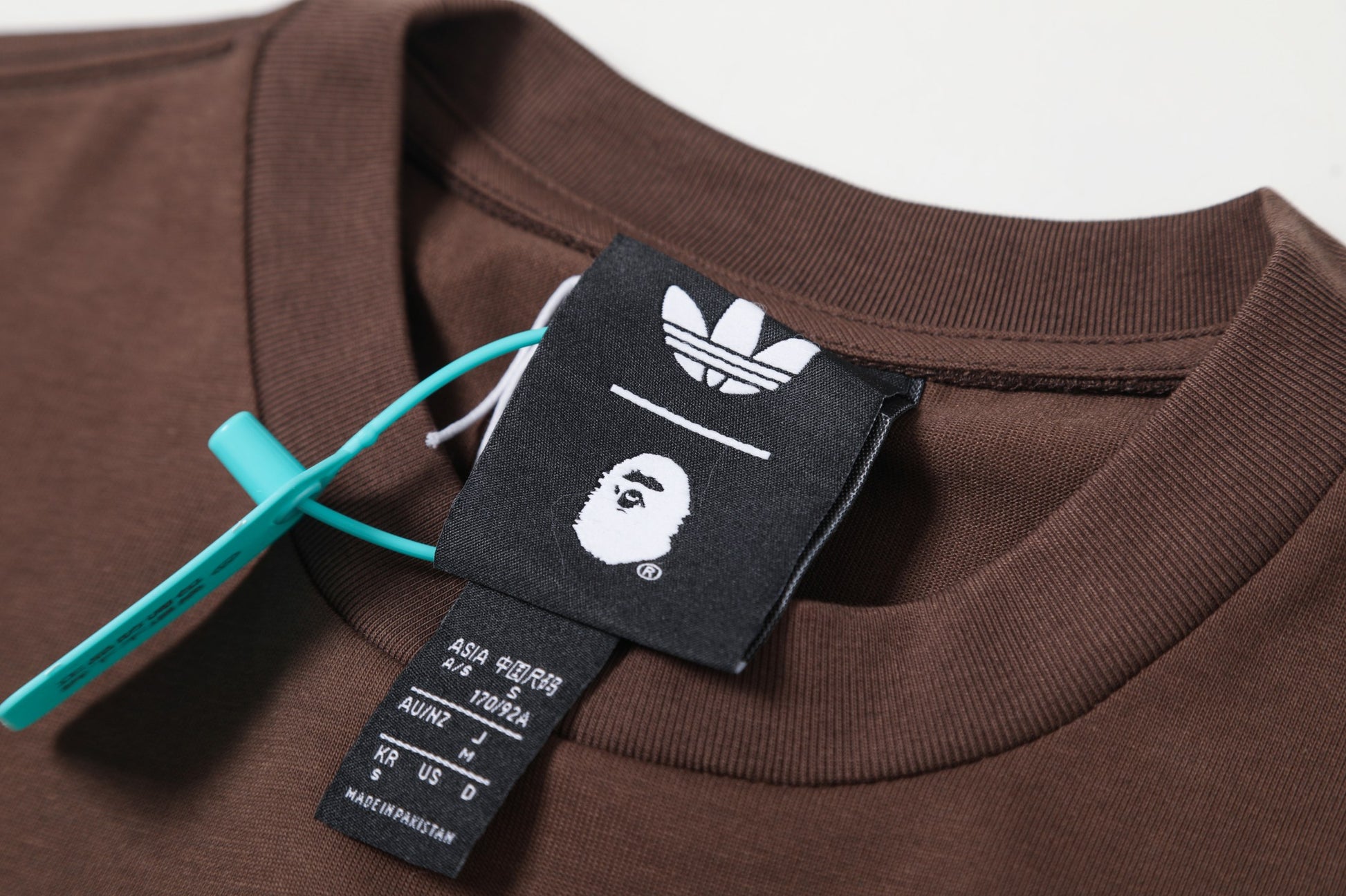 adidas x BAPE Ape Head Tee Brown