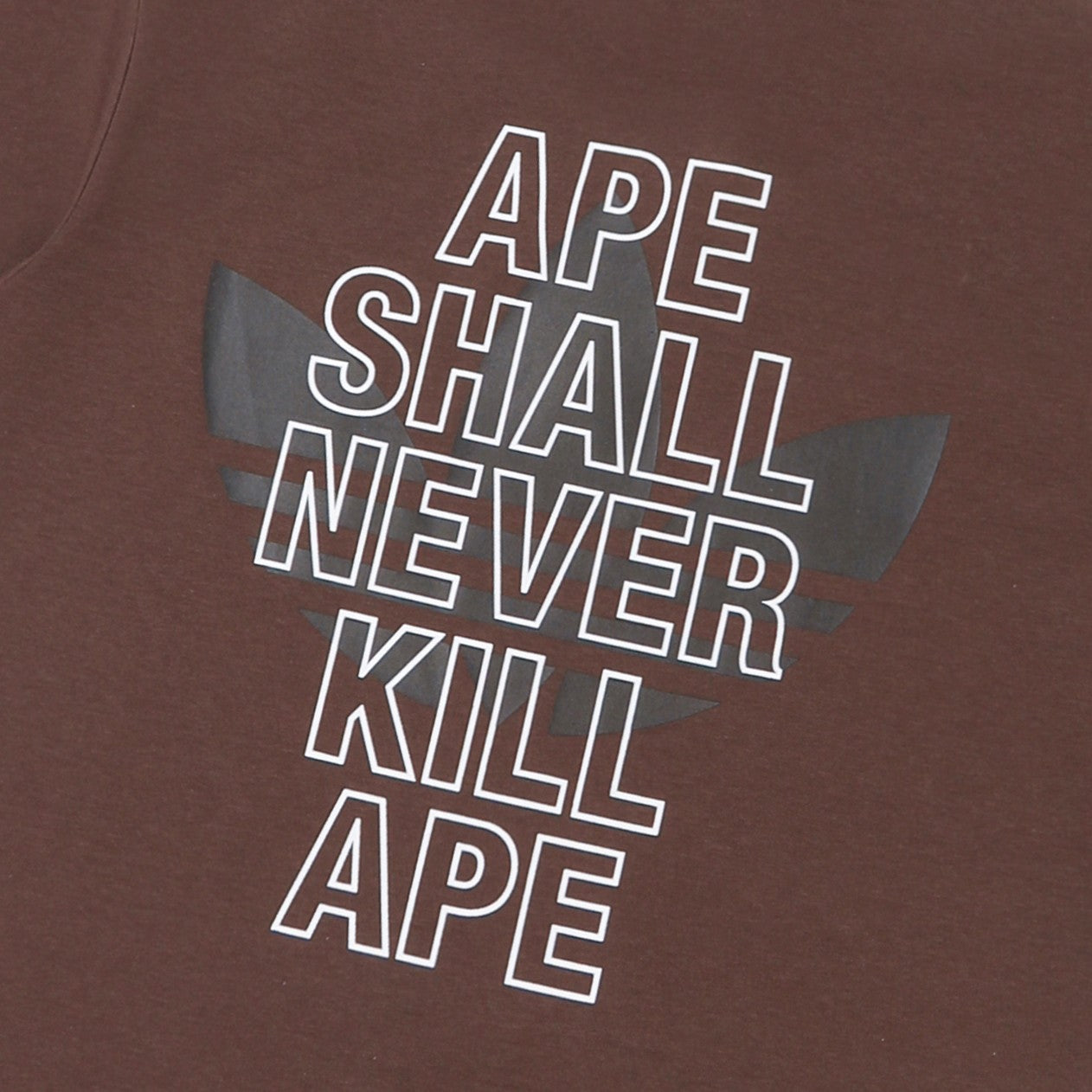 adidas x BAPE Ape Head Tee Brown