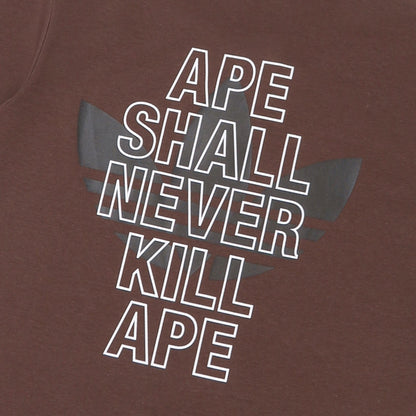 adidas x BAPE Ape Head Tee Brown