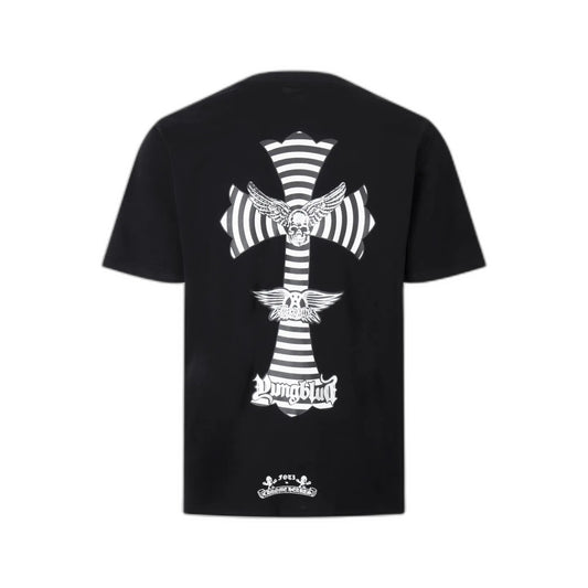 Chrome Hearts Foti Yungblud Aerosmith Short-Sleeve T-Shirt