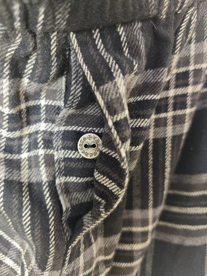Chrome Hearts After School Cross Patch Flannel Shorts