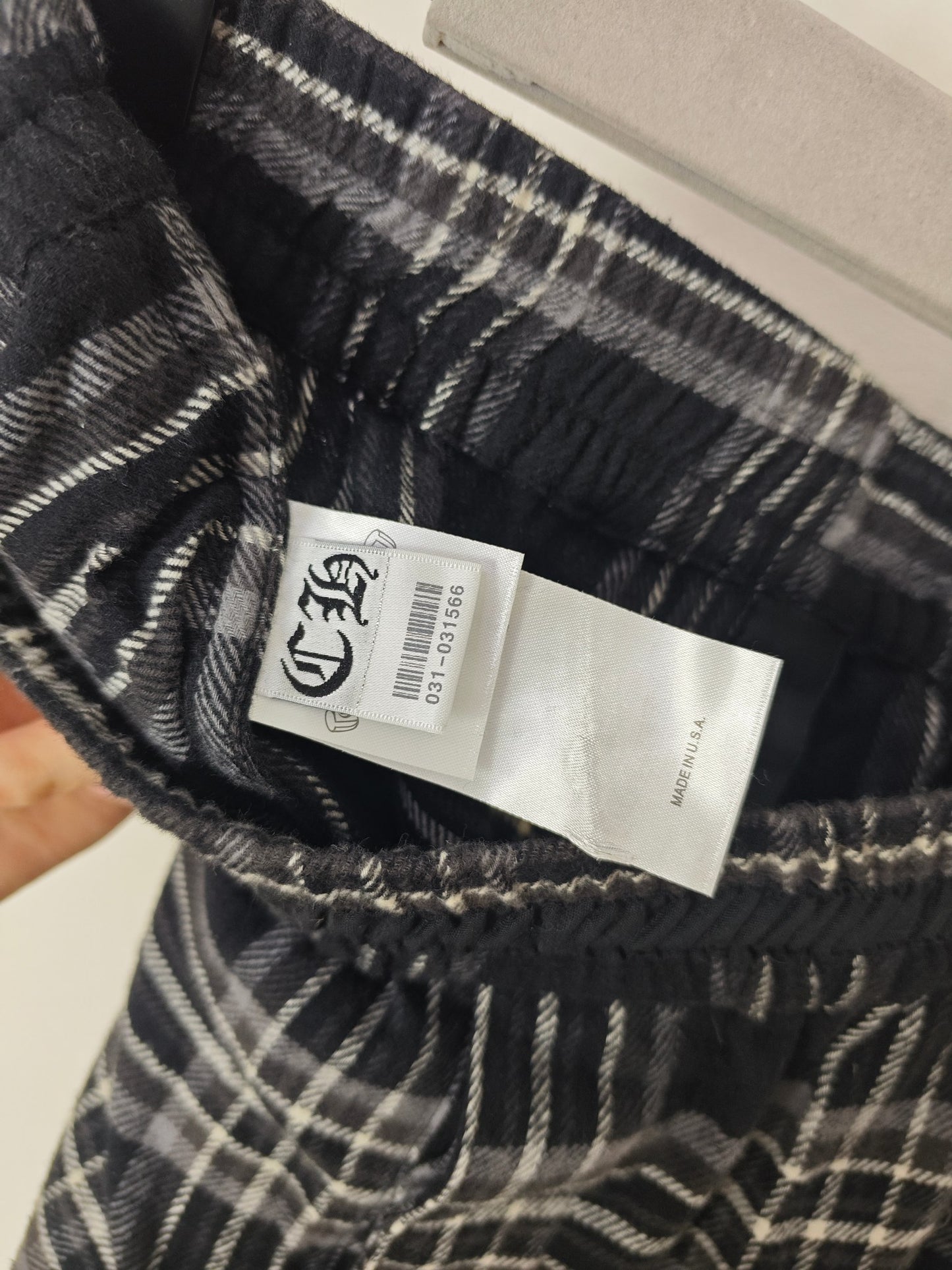 Chrome Hearts After School Cross Patch Flannel Shorts