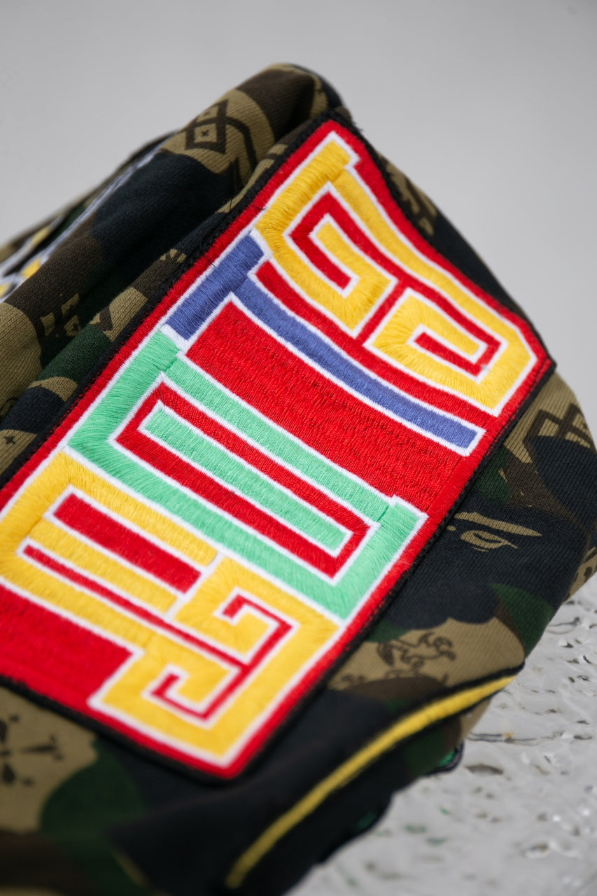 BAPE X CLOT CAMO SHARK RELAXED FIT FULL ZIP HOODIE