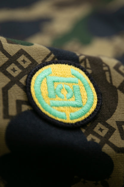 BAPE X CLOT CAMO SHARK RELAXED FIT FULL ZIP HOODIE
