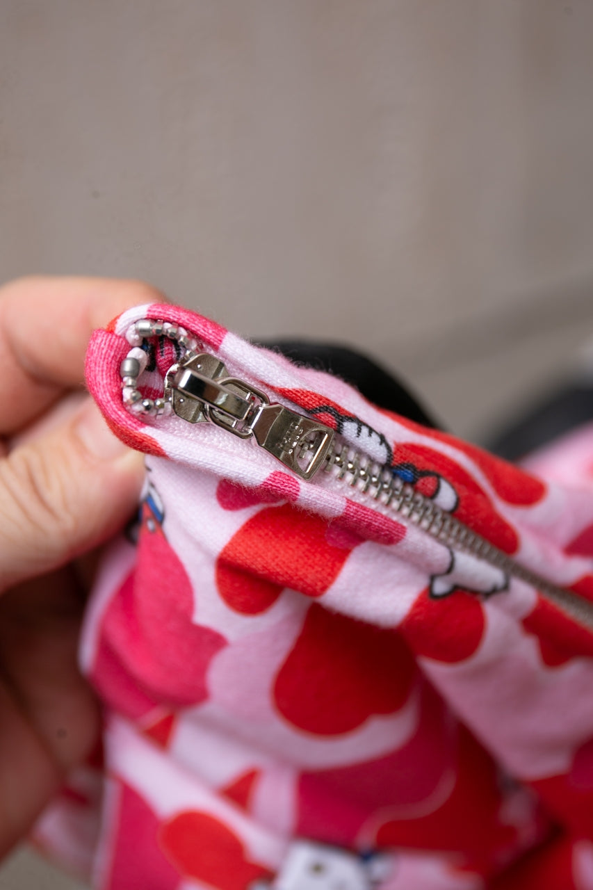 A Bathing Ape x HELLO KITTY Camo Full Zip Hoodie