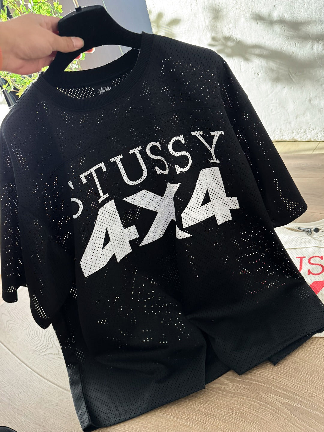 STUSSY 4X4 Mesh Football Jersey