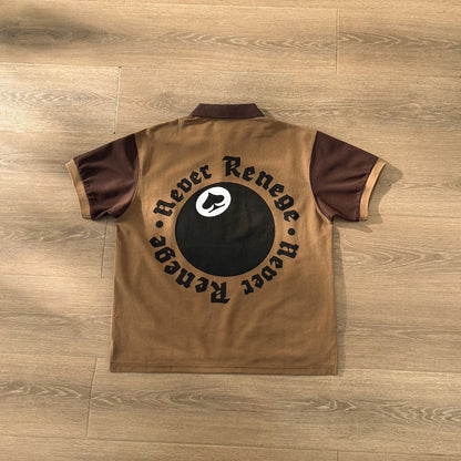 Stussy x Denim Tears Pique Polo Brown