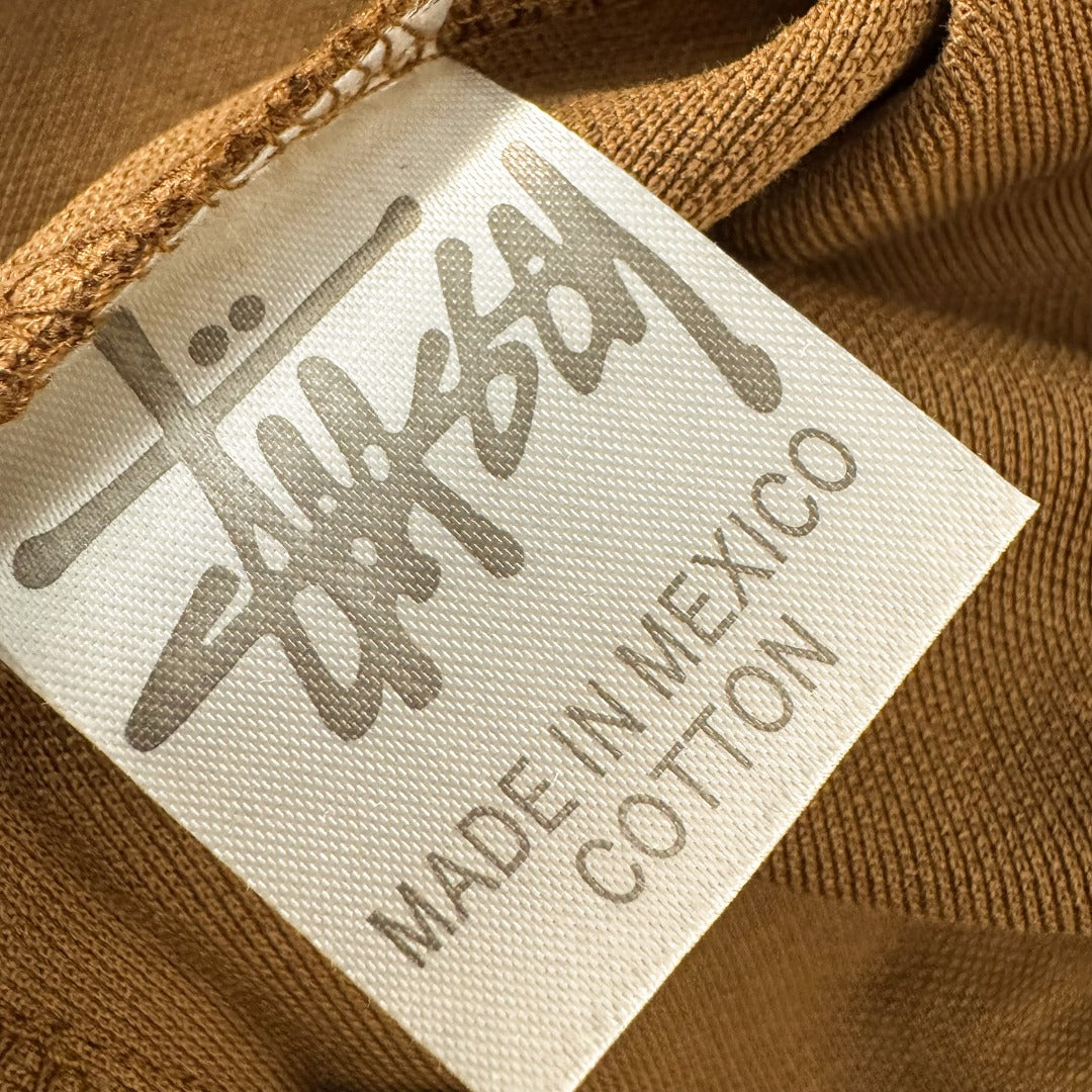 Stussy x Denim Tears Pique Polo Brown