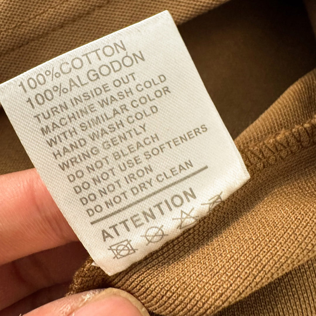 Stussy x Denim Tears Pique Polo Brown