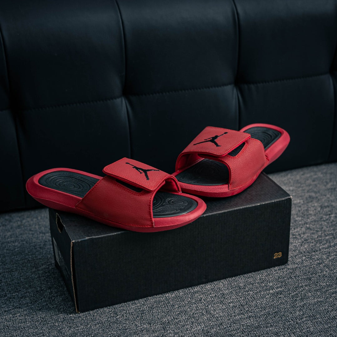 Air Jordan Hydro 6 Slide 'Gym Red Black'