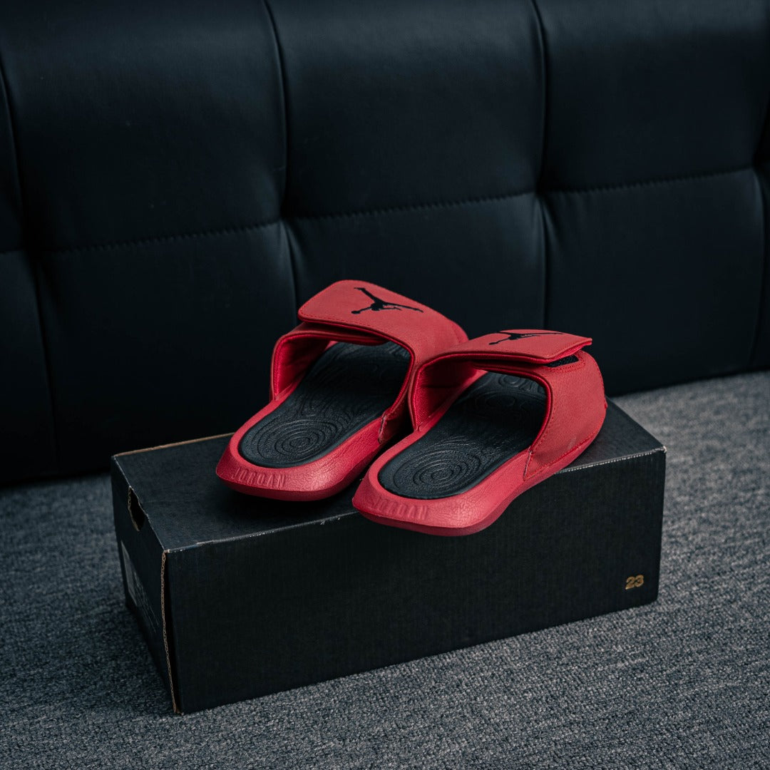 Air Jordan Hydro 6 Slide 'Gym Red Black'