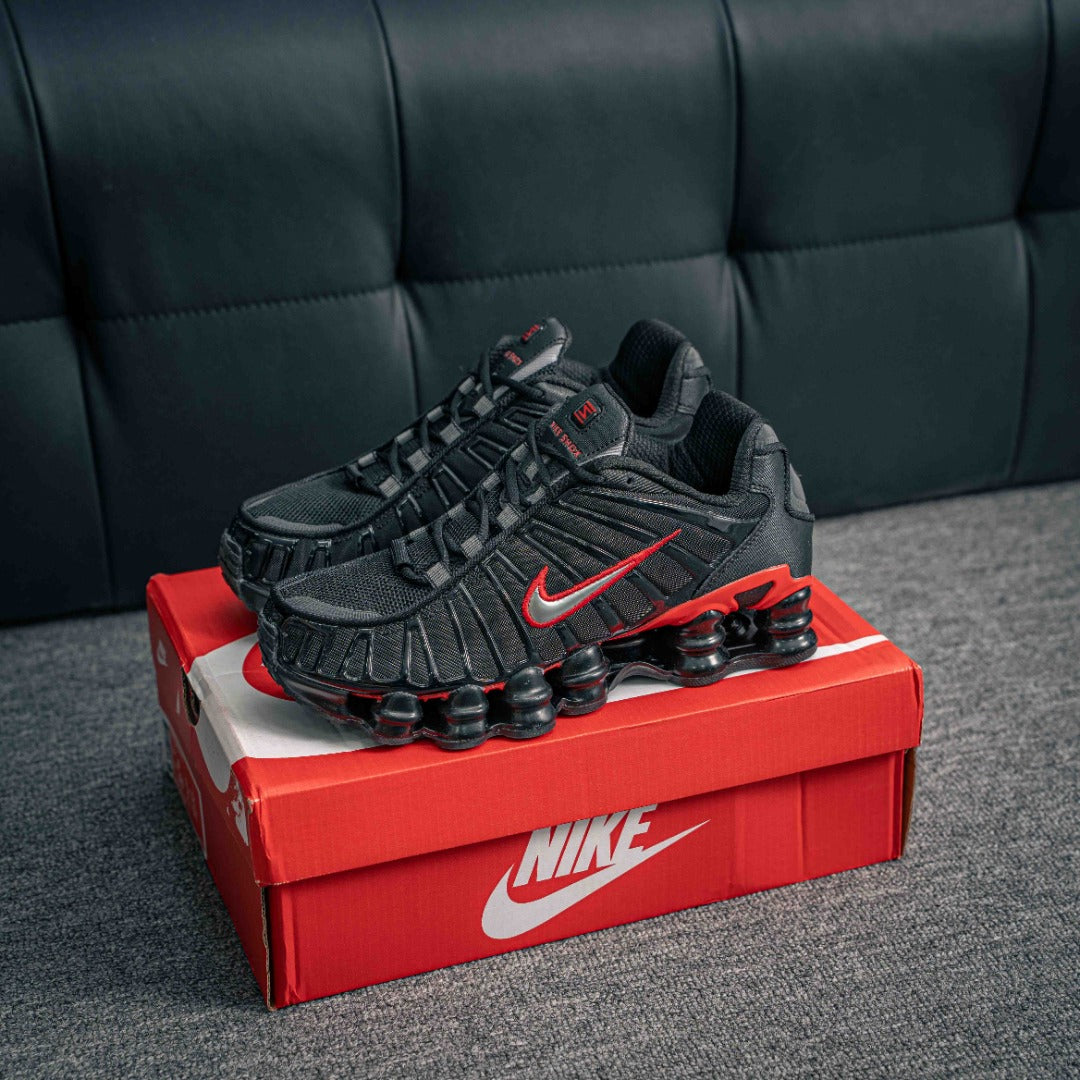Nike Shox TL "Black/University Red/Metallic Silver"