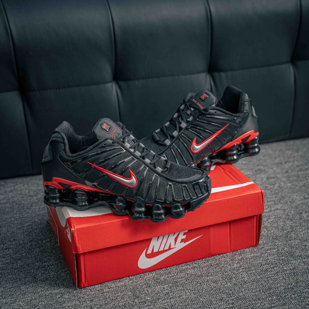 Nike Shox TL "Black/University Red/Metallic Silver"