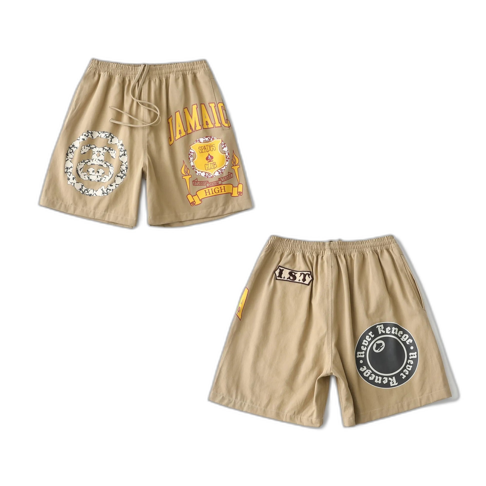 Stussy x Denim Tears Gym Short "Khaki"