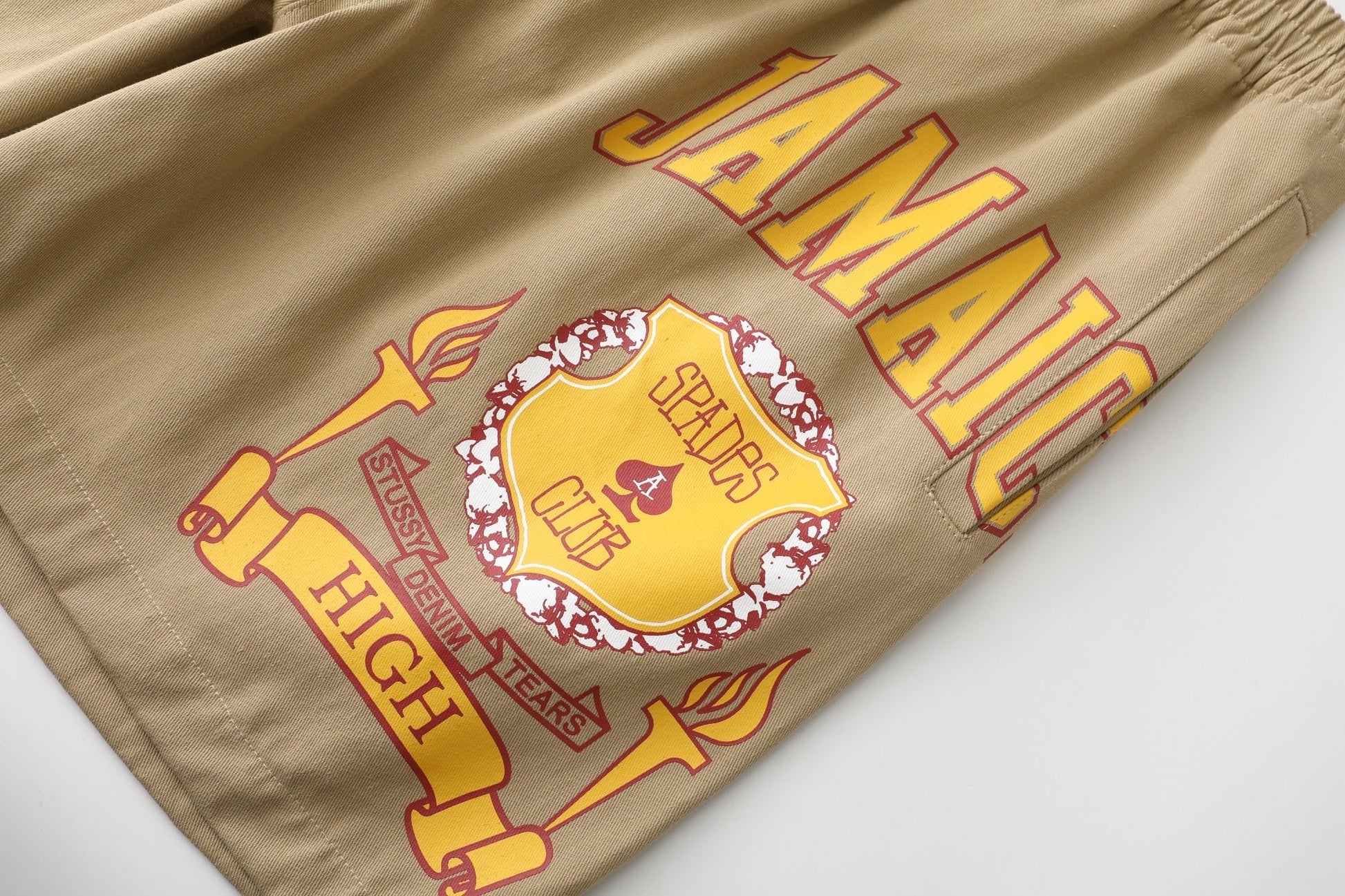 Stussy x Denim Tears Gym Short "Khaki"